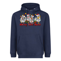 Navy merry christmas pantasmas ghost christmas Heavyweight Hoodie - Zillion Design Studio