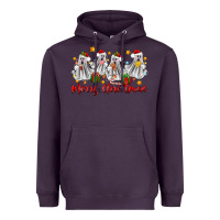 Plum merry christmas pantasmas ghost christmas Heavyweight Hoodie - Zillion Design Studio
