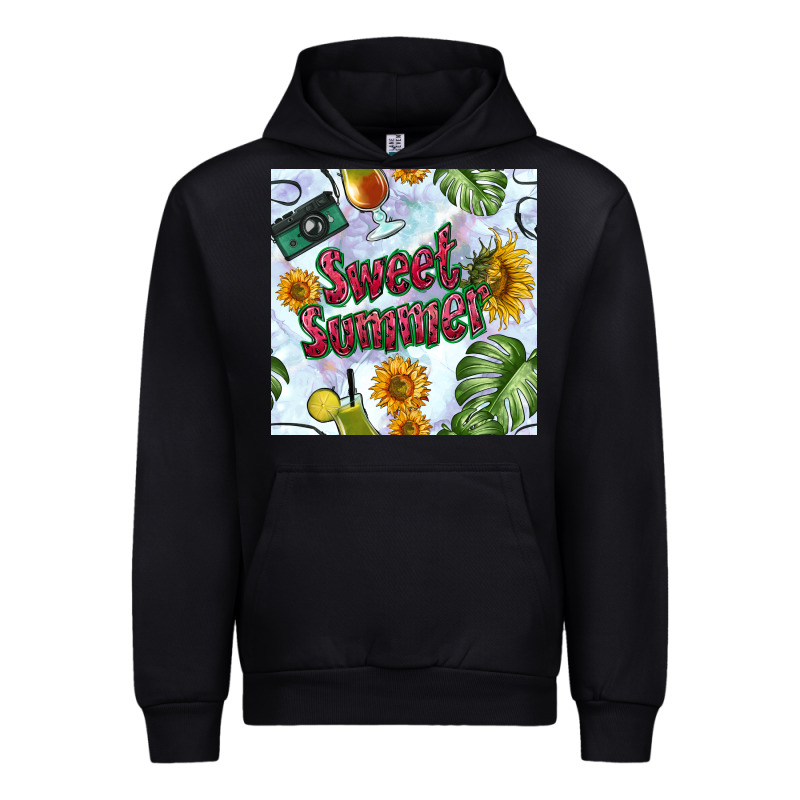 Sweet Summer Seamless Pattern Urban Hoodie by BundleAndBundleShop | Teevron