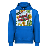 Cobalt sweet summer seamless pattern Urban Hoodie - BundleAndBundleShop