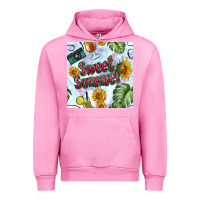Fuchsia Pink sweet summer seamless pattern Urban Hoodie - BundleAndBundleShop