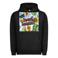 Pigment Black sweet summer seamless pattern Urban Hoodie - BundleAndBundleShop