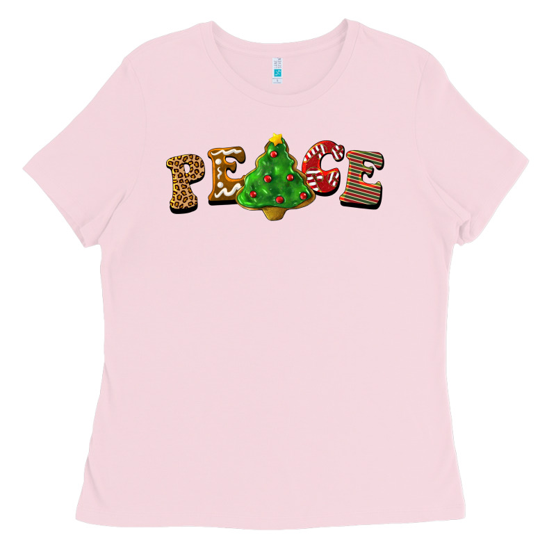 Christmas Peace Ladies Tee by BarkalooDesign | Teevron