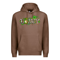 Chestnut lucky with gnome and  shamrocks Premium Hoodie - AdoDesignShop