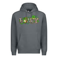 Rock lucky with gnome and  shamrocks Premium Hoodie - AdoDesignShop