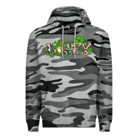 Slate Camo lucky with gnome and  shamrocks Premium Hoodie - AdoDesignShop