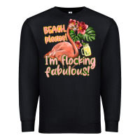 Black im flocking fabulous Premium Sweatshirt - texasbilliewilder