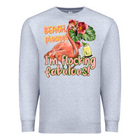 Heather Grey im flocking fabulous Premium Sweatshirt - texasbilliewilder