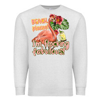 Oatmeal Heather im flocking fabulous Premium Sweatshirt - texasbilliewilder