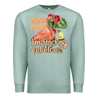 Seafoam im flocking fabulous Premium Sweatshirt - texasbilliewilder