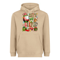 Mushroom let's get elfed up Heavyweight Hoodie - Zillion Design Studio