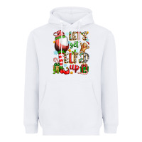 White let's get elfed up Heavyweight Hoodie - Zillion Design Studio