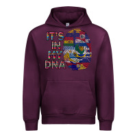 Mauve Wine it's in my dna Urban Hoodie - BundleAndBundleShop