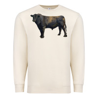 Sandshell black angus bull Premium Sweatshirt - RanaPortraitStore