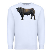 White black angus bull Premium Sweatshirt - RanaPortraitStore
