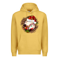 Antique Gold Christmas baseball Premium Hoodie - JahusDesignShop
