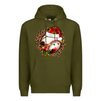 Army Green Christmas baseball Premium Hoodie - JahusDesignShop