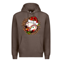 Coffee Christmas baseball Premium Hoodie - JahusDesignShop