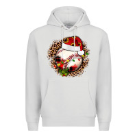 Dove Grey Christmas baseball Premium Hoodie - JahusDesignShop