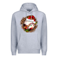 Heather Grey Christmas baseball Premium Hoodie - JahusDesignShop