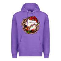 Purple Christmas baseball Premium Hoodie - JahusDesignShop