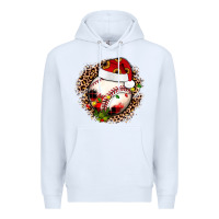 White Christmas baseball Premium Hoodie - JahusDesignShop