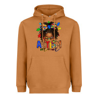 Meerkat autism mom afro locs messy bun Heavyweight Hoodie - texasbilliewilder