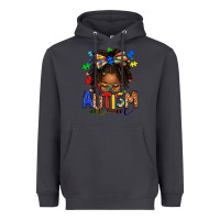 Smoke autism mom afro locs messy bun Heavyweight Hoodie - texasbilliewilder