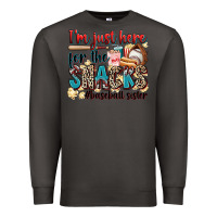 Smoke i'm just here for the snacks #baseball sister Premium Sweatshirt - Zillion Design Studio