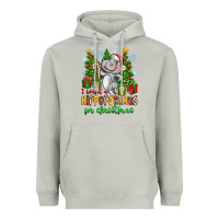 Moon Dust i want a hippopotamus for christmas Heavyweight Hoodie - Zillion Design Studio