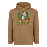 Toasted Coconut i want a hippopotamus for christmas Heavyweight Hoodie - Zillion Design Studio