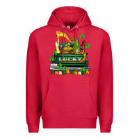 Cardinal lucky truck with flags and beers Premium Hoodie - AdoDesignShop