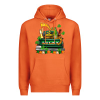 Carrot lucky truck with flags and beers Premium Hoodie - AdoDesignShop