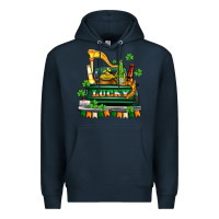 Navy lucky truck with flags and beers Premium Hoodie - AdoDesignShop