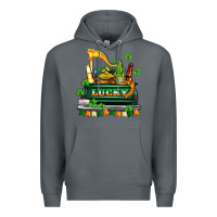 Rock lucky truck with flags and beers Premium Hoodie - AdoDesignShop