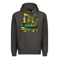 Smoke lucky truck with flags and beers Premium Hoodie - AdoDesignShop