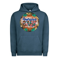 Pigment Midnight Navy american babe Urban Hoodie - Artiststas