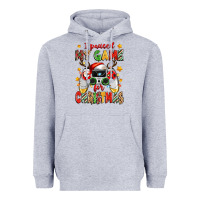 Heather Grey i paused my game for christmas Heavyweight Hoodie - Zillion Design Studio