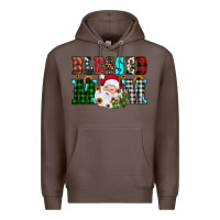 Coffee blessed mom christmas Premium Hoodie - JahusDesignShop