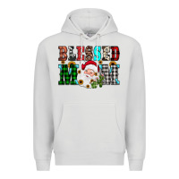 Dove Grey blessed mom christmas Premium Hoodie - JahusDesignShop