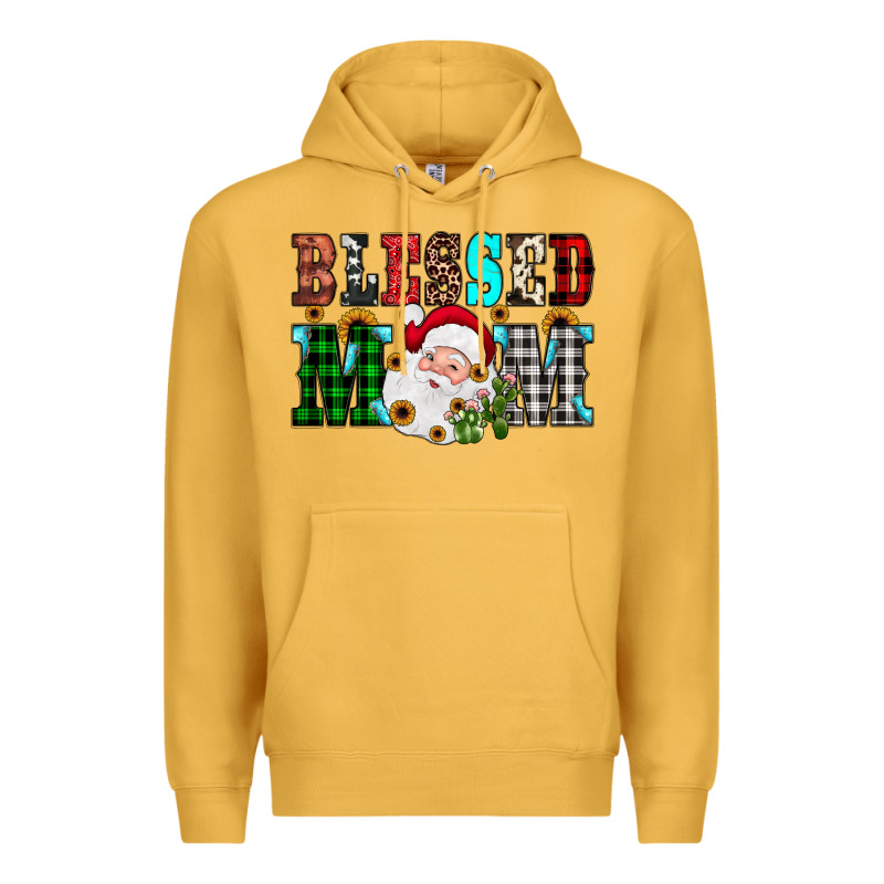 Blessed Mom Christmas Premium Hoodie by JahusDesignShop | Teevron