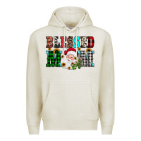 Oatmeal Heather blessed mom christmas Premium Hoodie - JahusDesignShop