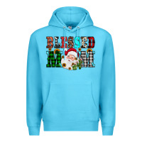Ocean Blue blessed mom christmas Premium Hoodie - JahusDesignShop