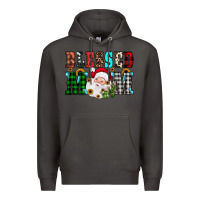 Smoke blessed mom christmas Premium Hoodie - JahusDesignShop