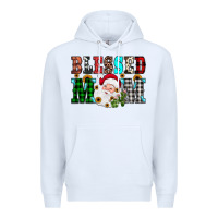 White blessed mom christmas Premium Hoodie - JahusDesignShop