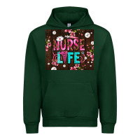 Forest Green nurse life with pearls Urban Hoodie - AdoDesignShop
