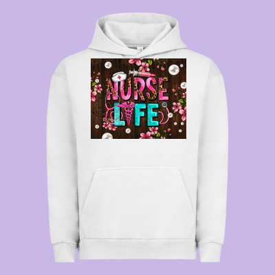 Nurse Life With Pearls Urban Hoodie Designed By Adodesignshop