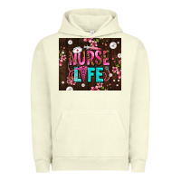 Pigment Pistachio nurse life with pearls Urban Hoodie - AdoDesignShop