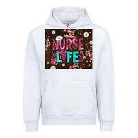 White nurse life with pearls Urban Hoodie - AdoDesignShop