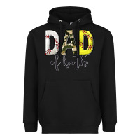 Black dad of both with softball and baseball Heavyweight Hoodie - texasbilliewilder